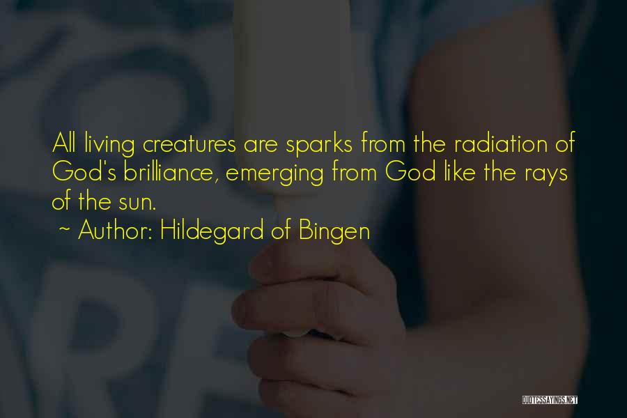 God Rays Quotes By Hildegard Of Bingen