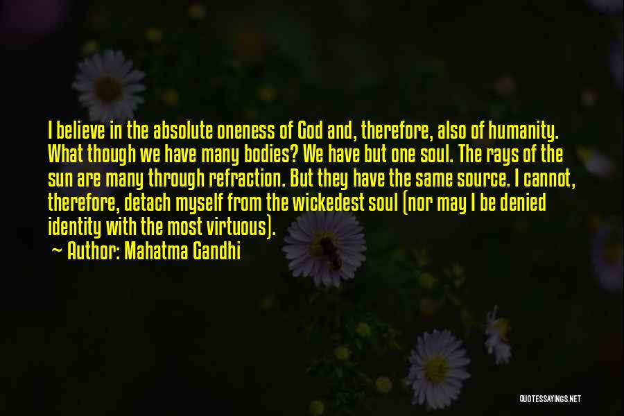 God Rays Quotes By Mahatma Gandhi