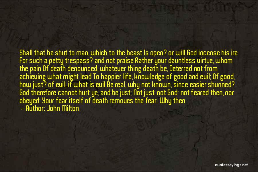 God Removes Quotes By John Milton