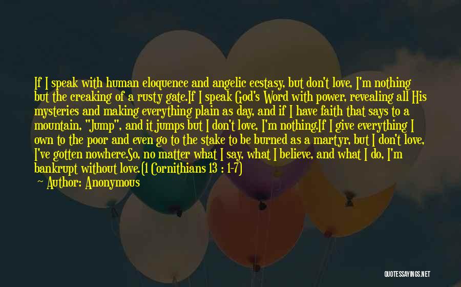 God Revealing Himself Quotes By Anonymous
