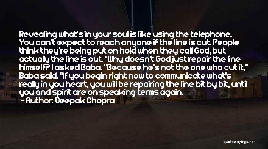 God Revealing Himself Quotes By Deepak Chopra