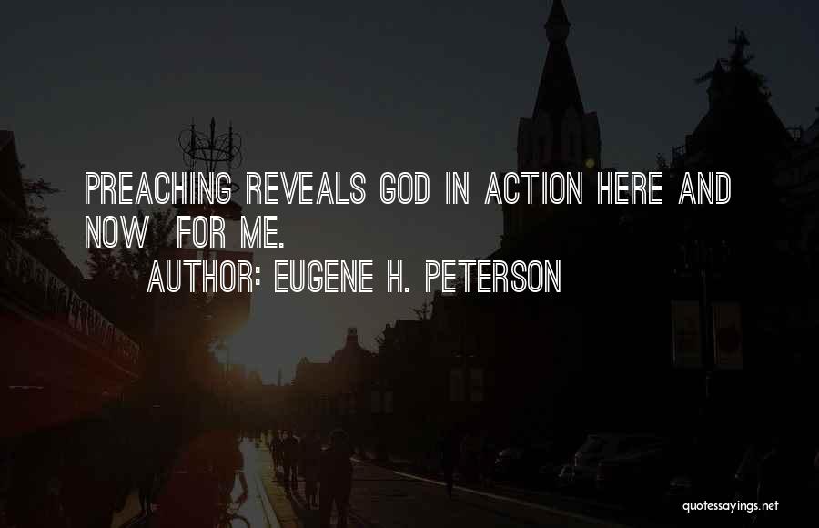 God Reveals Quotes By Eugene H. Peterson