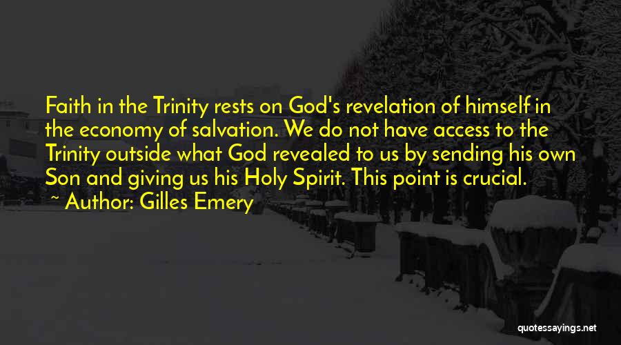 God Revelation Quotes By Gilles Emery