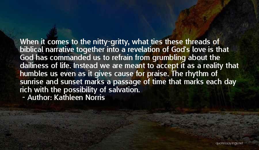 God Revelation Quotes By Kathleen Norris