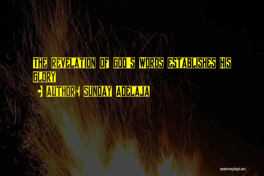 God Revelation Quotes By Sunday Adelaja