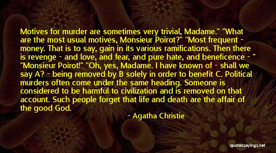 God Revenge Quotes By Agatha Christie