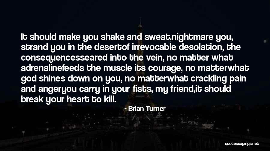 God Revenge Quotes By Brian Turner