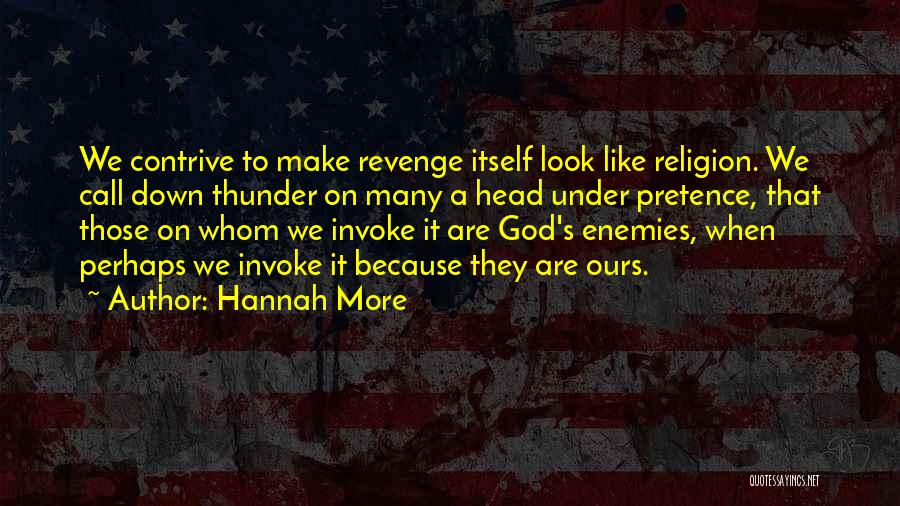 God Revenge Quotes By Hannah More