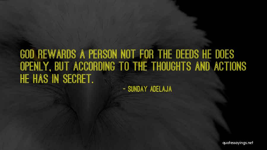 God Rewards Quotes By Sunday Adelaja God Rewards Quotes By Sunday Adelaja