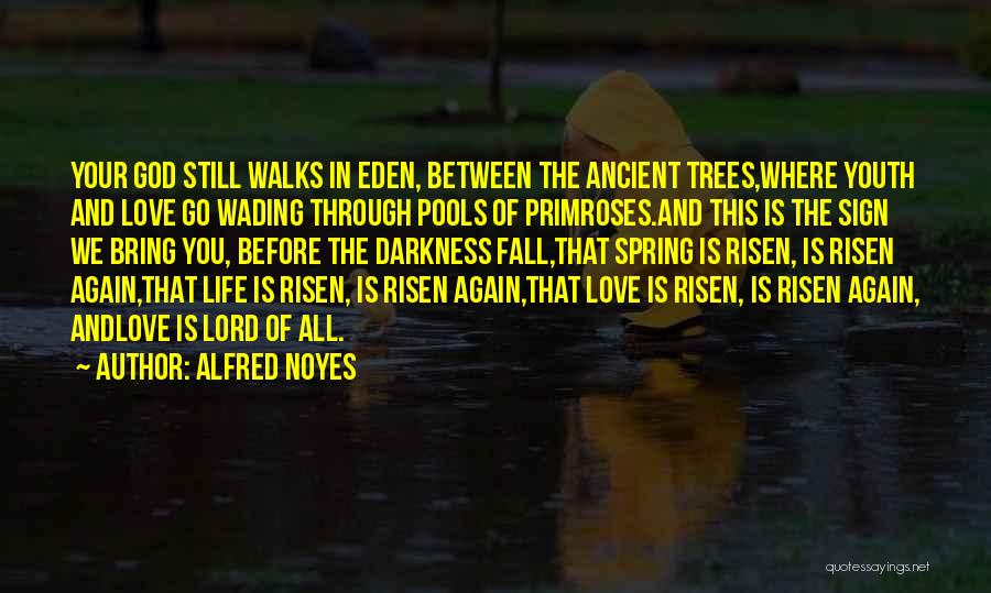 God Risen Quotes By Alfred Noyes