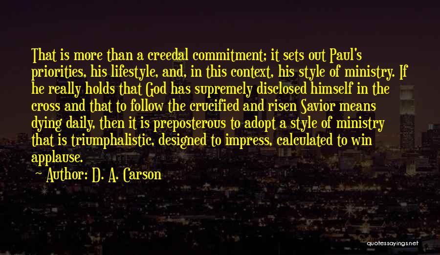God Risen Quotes By D. A. Carson