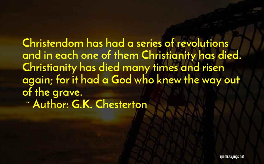 God Risen Quotes By G.K. Chesterton