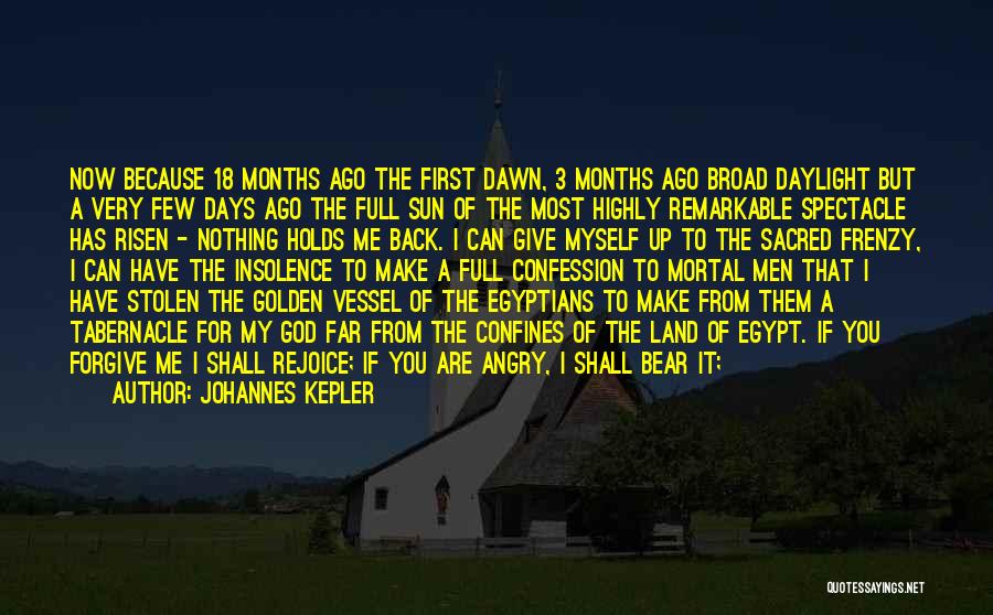 God Risen Quotes By Johannes Kepler