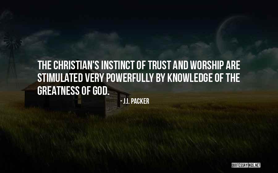 God S Greatness Quotes By J.I. Packer God S Greatness Quotes By J.I. Packer