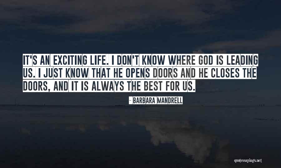 God S Leading Quotes By Barbara Mandrell God S Leading Quotes By Barbara Mandrell