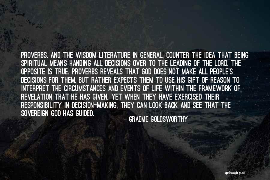 God S Leading Quotes By Graeme Goldsworthy God S Leading Quotes By Graeme Goldsworthy