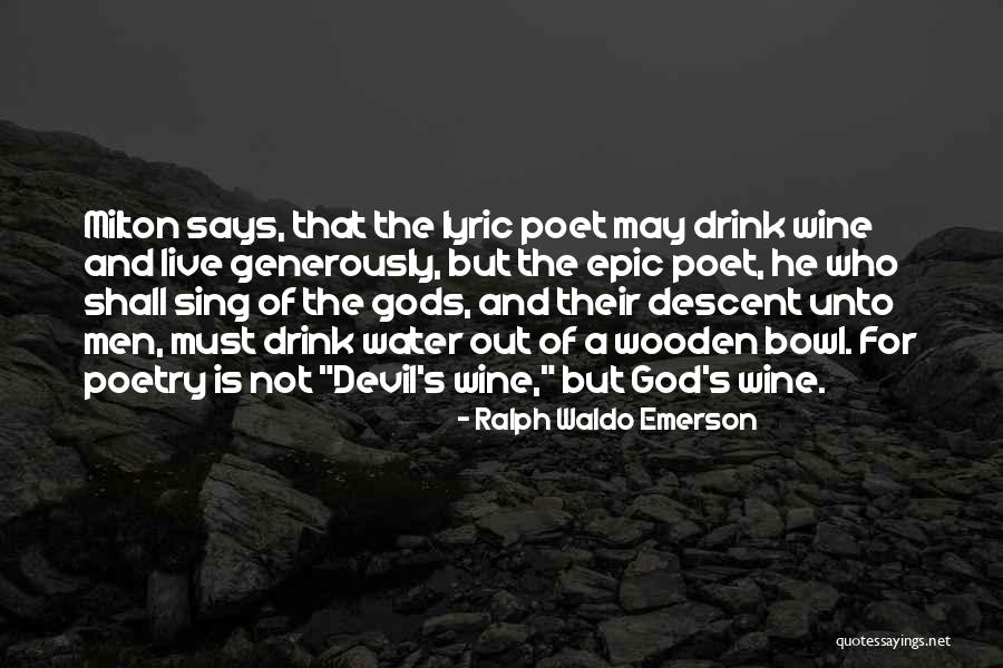 God S Poetry Quotes By Ralph Waldo Emerson God S Poetry Quotes By Ralph Waldo Emerson