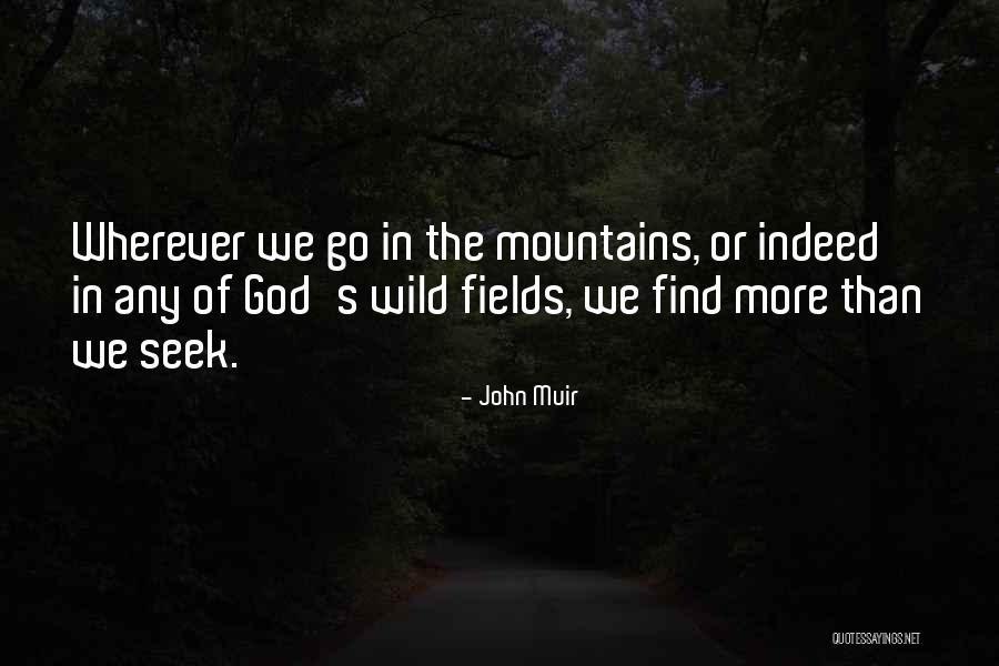 God S Quotes By John Muir