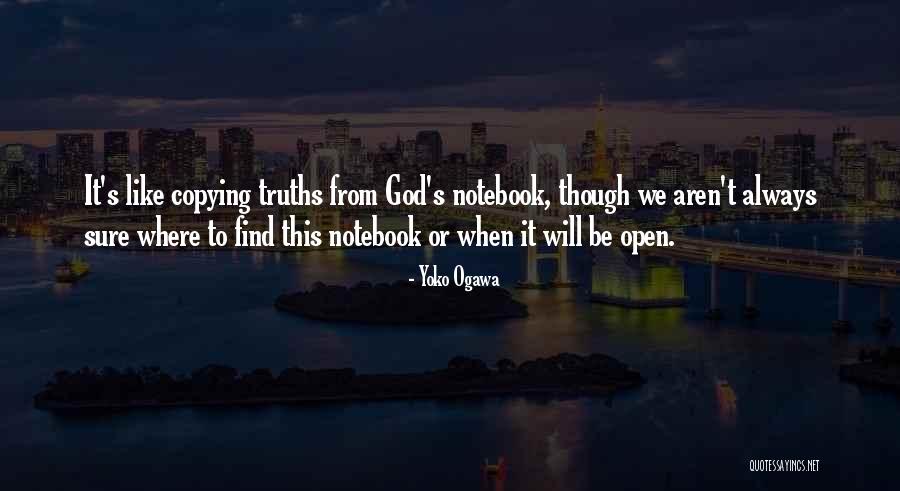 God S Truths Quotes By Yoko Ogawa God S Truths Quotes By Yoko Ogawa