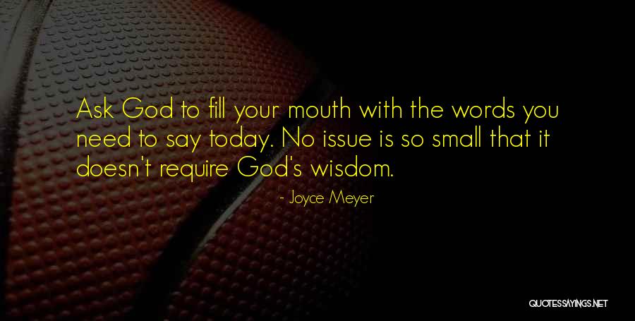 God S Wisdom Quotes By Joyce Meyer God S Wisdom Quotes By Joyce Meyer
