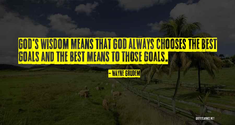 God S Wisdom Quotes By Wayne Grudem God S Wisdom Quotes By Wayne Grudem