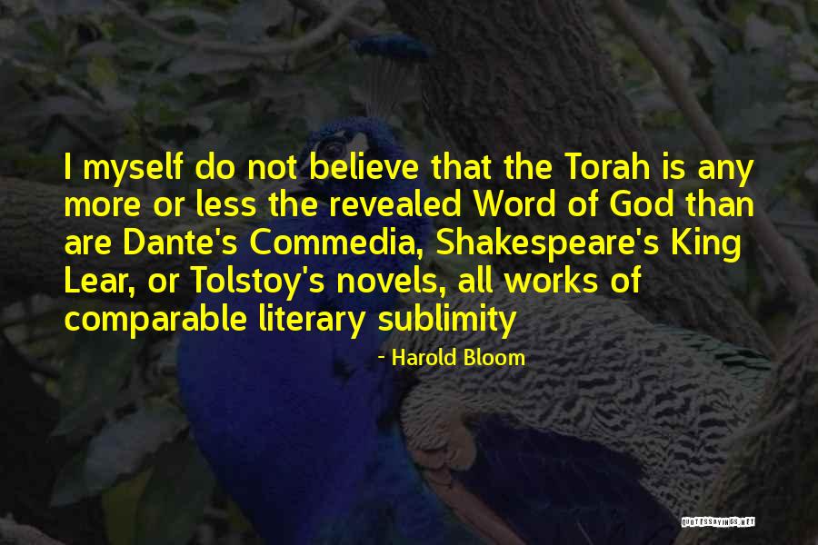 God S Works Quotes By Harold Bloom God S Works Quotes By Harold Bloom
