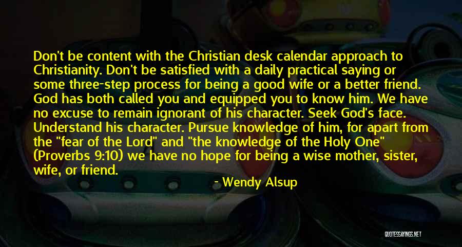 God Saying No Quotes By Wendy Alsup