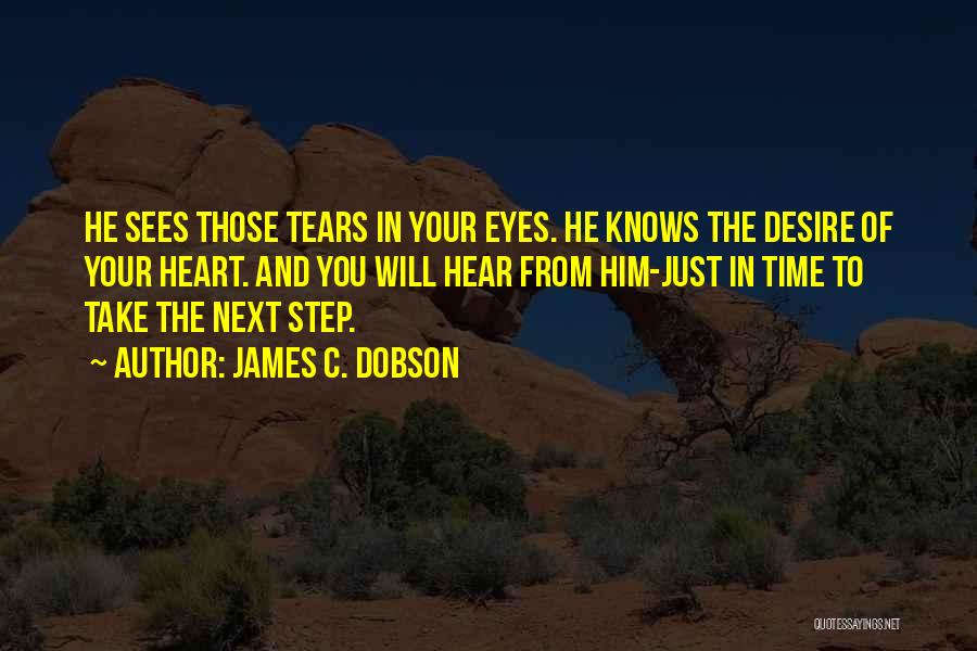 God Sees Our Tears Quotes By James C. Dobson