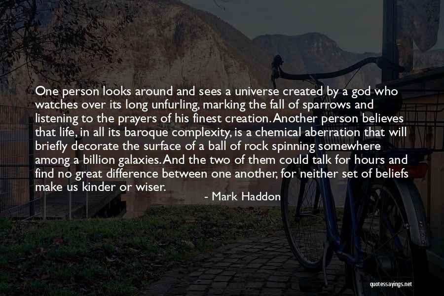 God Sees Us Quotes By Mark Haddon