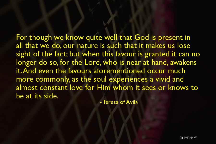 God Sees Us Quotes By Teresa Of Avila