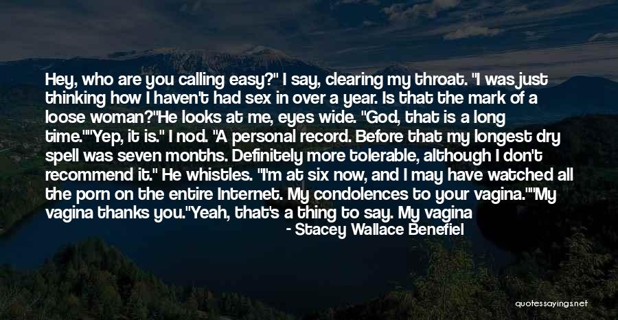 God Sent Me You Quotes By Stacey Wallace Benefiel