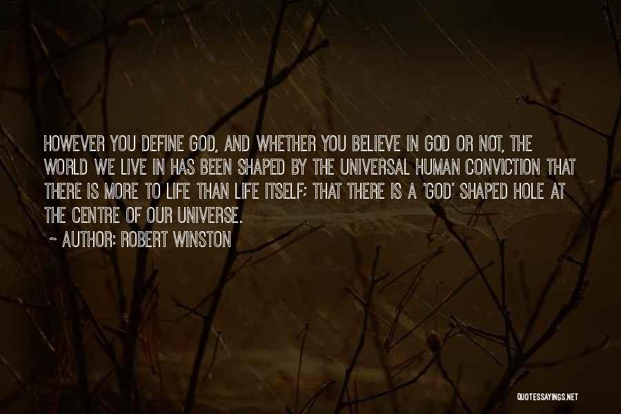 God Shaped Hole Quotes By Robert Winston