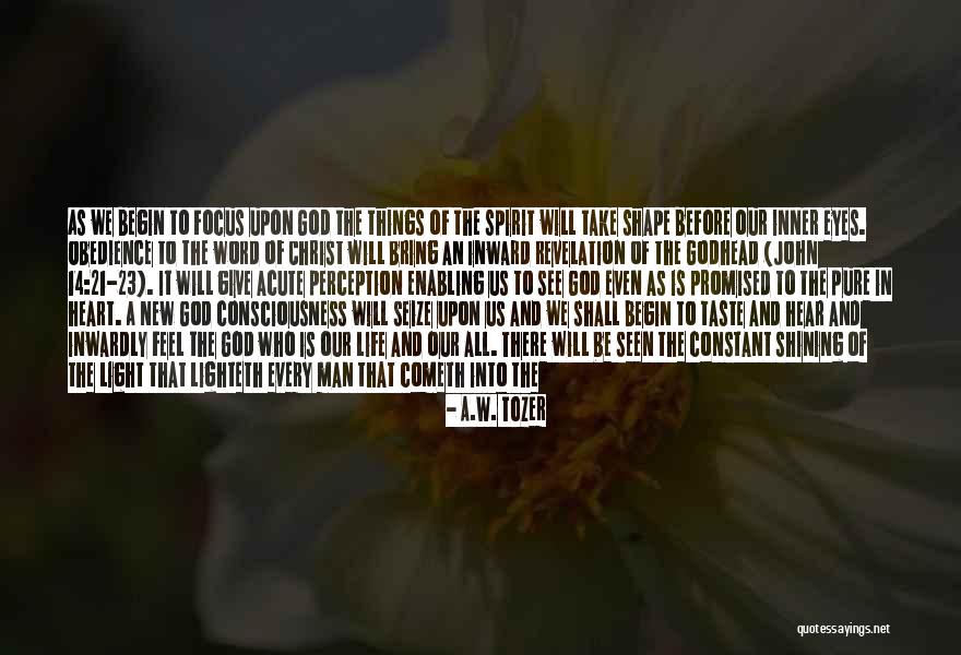 God Shining Light Quotes By A.W. Tozer God Shining Light Quotes By A.W. Tozer