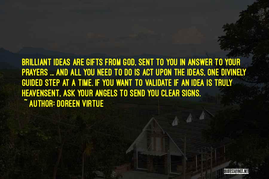 God Signs Quotes By Doreen Virtue