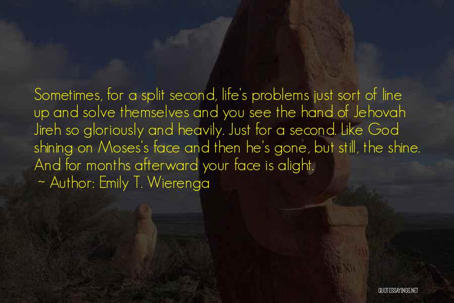 God Solve Problems Quotes By Emily T. Wierenga