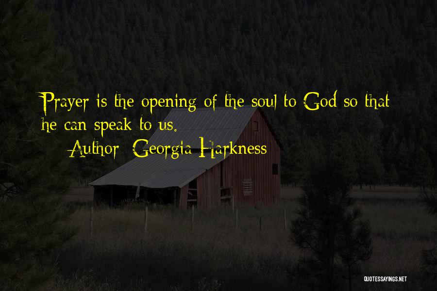 God Speak Quotes By Georgia Harkness