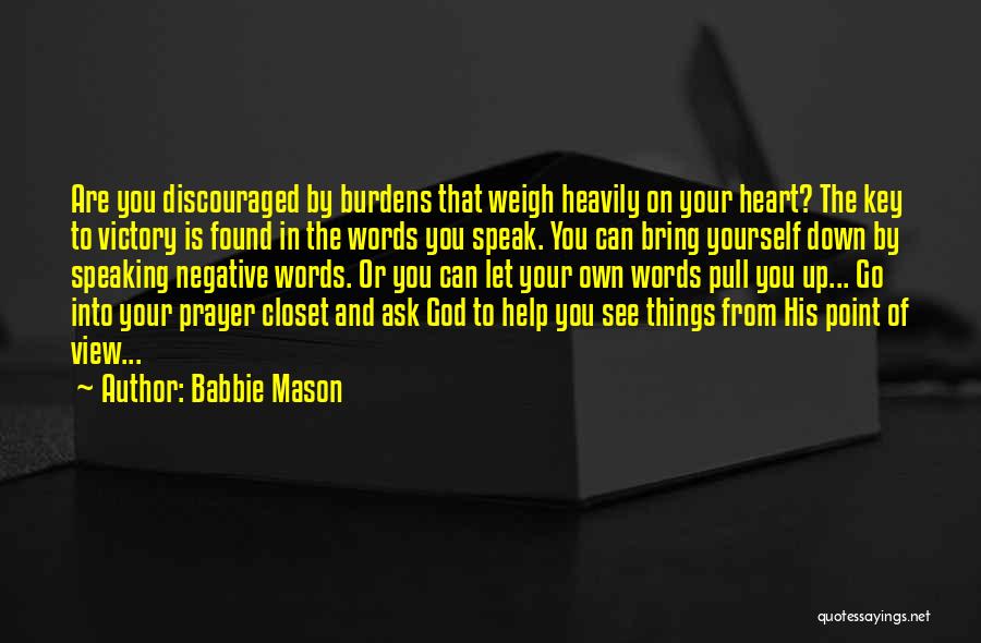 God Speaking Quotes By Babbie Mason