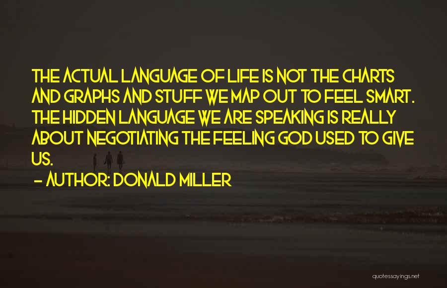 God Speaking Quotes By Donald Miller