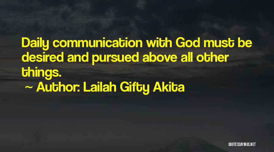 God Speaking Quotes By Lailah Gifty Akita