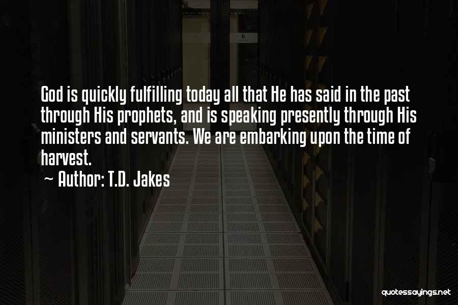 God Speaking Quotes By T.D. Jakes