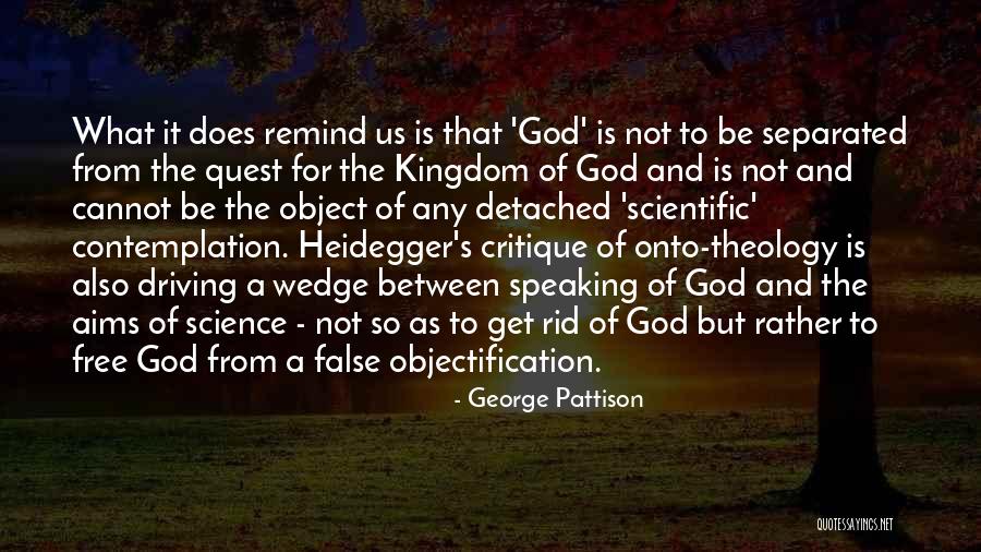 God Speaking To Us Quotes By George Pattison