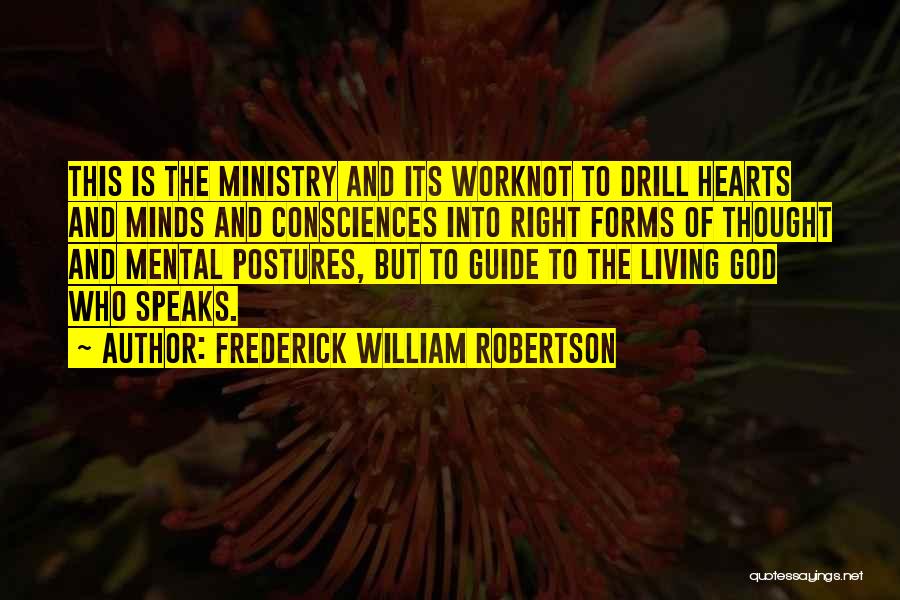 God Speaks Quotes By Frederick William Robertson