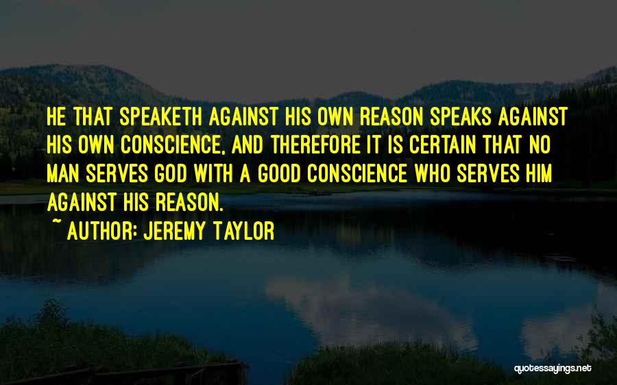 God Speaks Quotes By Jeremy Taylor