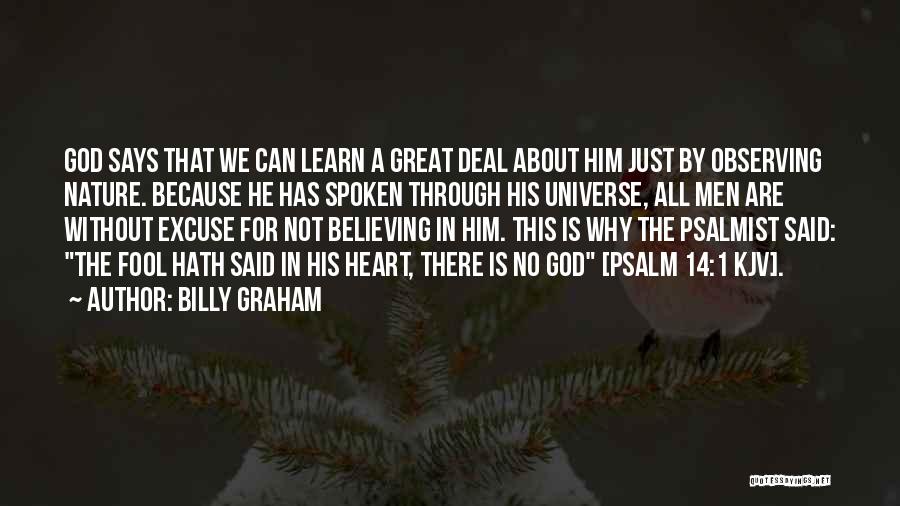 God Spoken Quotes By Billy Graham