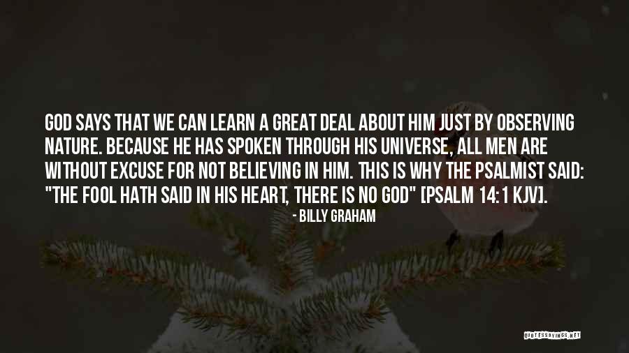 God Spoken Quotes By Billy Graham