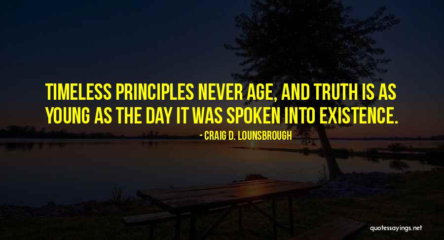 God Spoken Quotes By Craig D. Lounsbrough