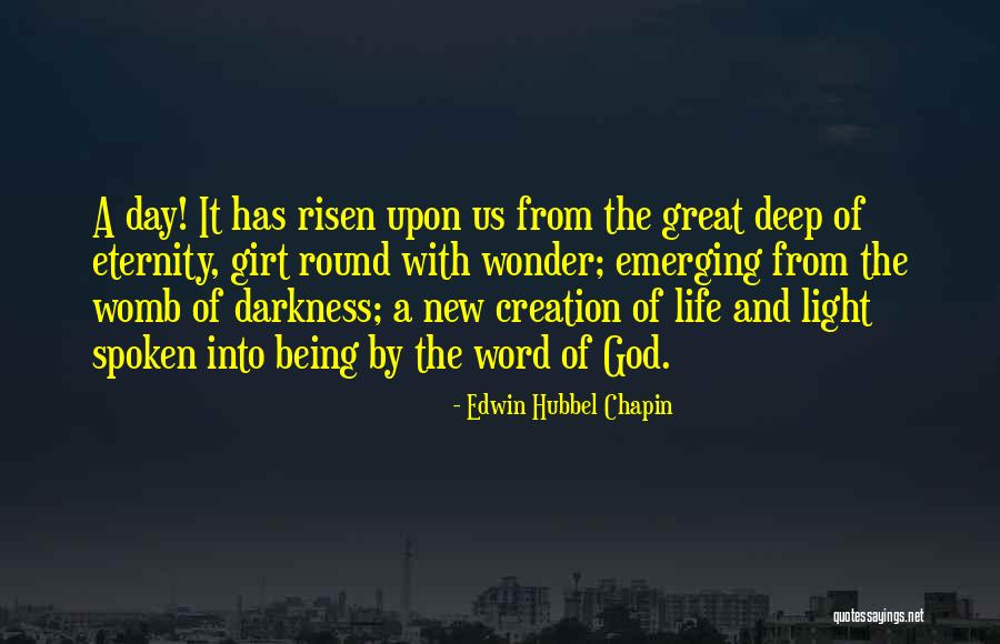 God Spoken Quotes By Edwin Hubbel Chapin