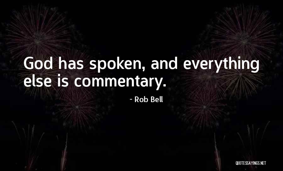 God Spoken Quotes By Rob Bell