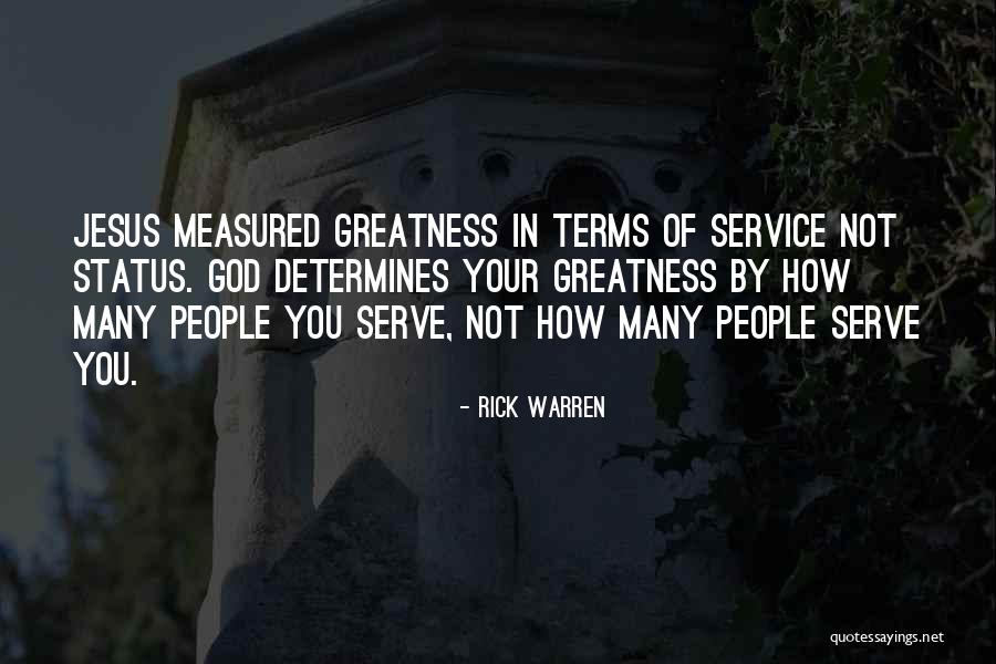 God Status Quotes By Rick Warren