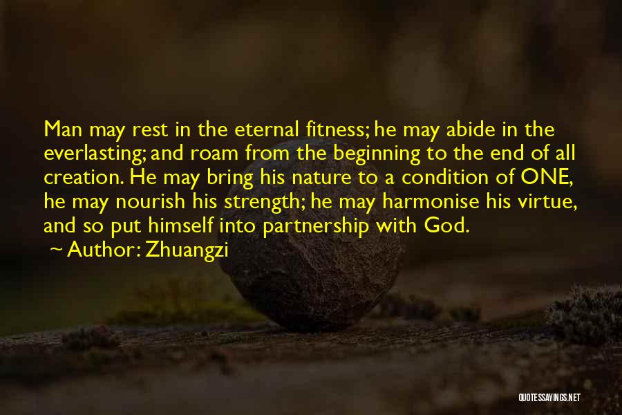 God Strength Quotes By Zhuangzi